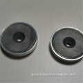 Sintering Ferrite Magnet Y30 Sintering ferrite pot shaped magnet with counterborn Factory